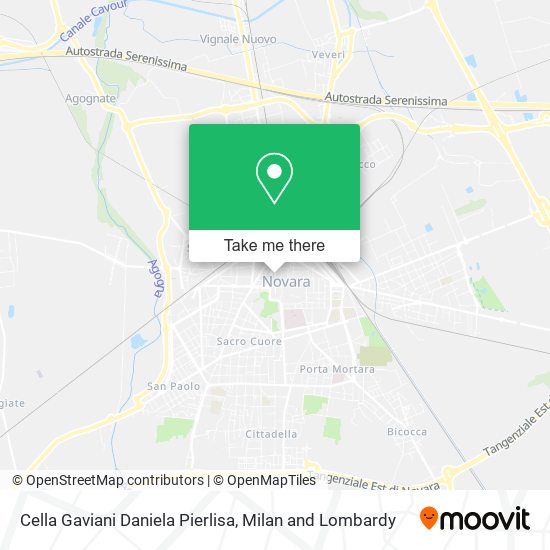 Cella Gaviani Daniela Pierlisa map
