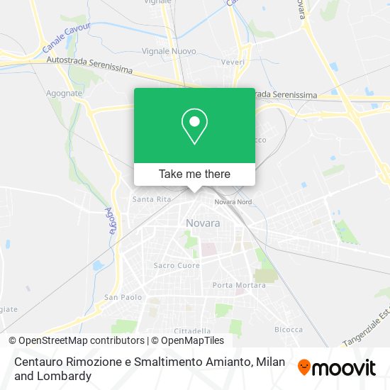Centauro Rimozione e Smaltimento Amianto map