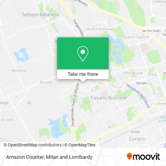 Amazon Counter map