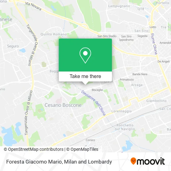 Foresta Giacomo Mario map