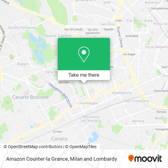 Amazon Counter-la Grance map