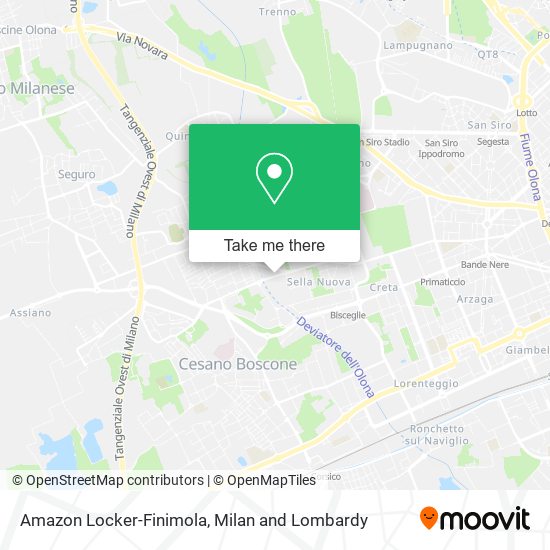Amazon Locker-Finimola map