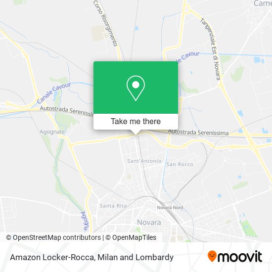 Amazon Locker-Rocca map