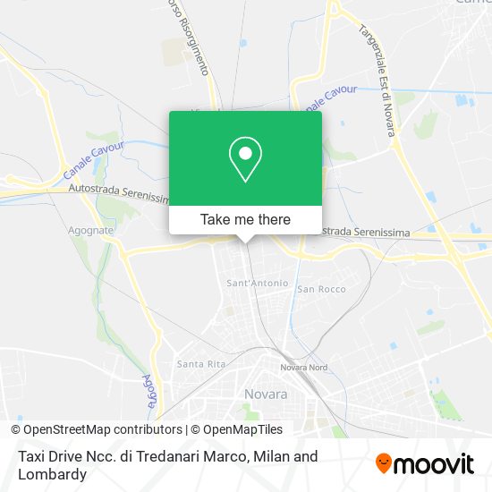 Taxi Drive Ncc. di Tredanari Marco map