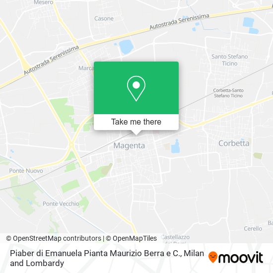 Piaber di Emanuela Pianta Maurizio Berra e C. map