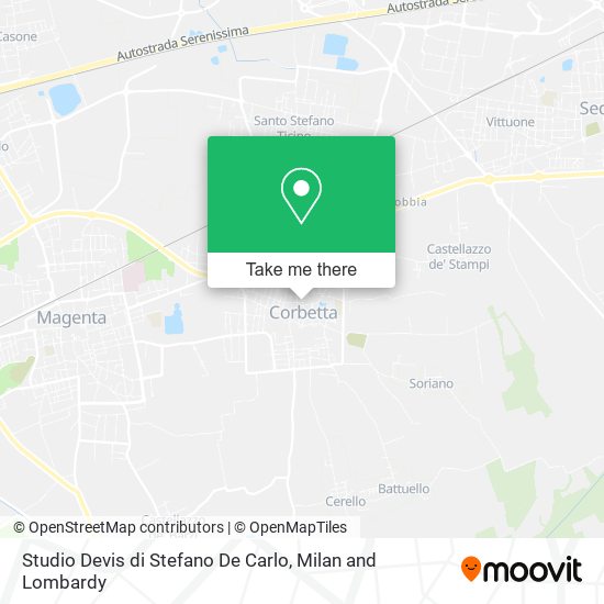 Studio Devis di Stefano De Carlo map