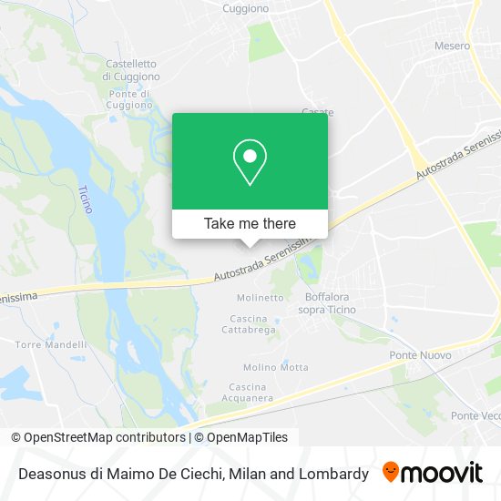 Deasonus di Maimo De Ciechi map