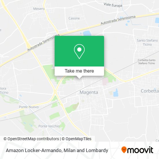 Amazon Locker-Armando map