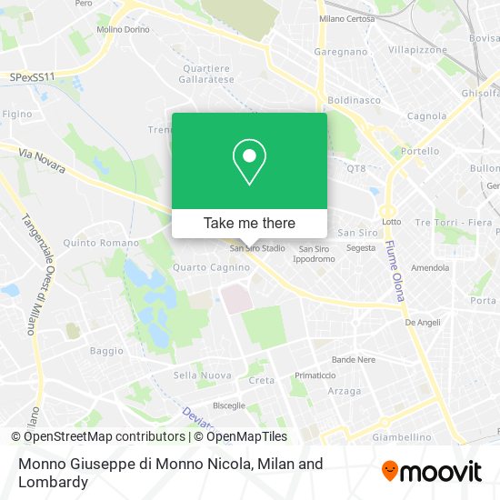 Monno Giuseppe di Monno Nicola map