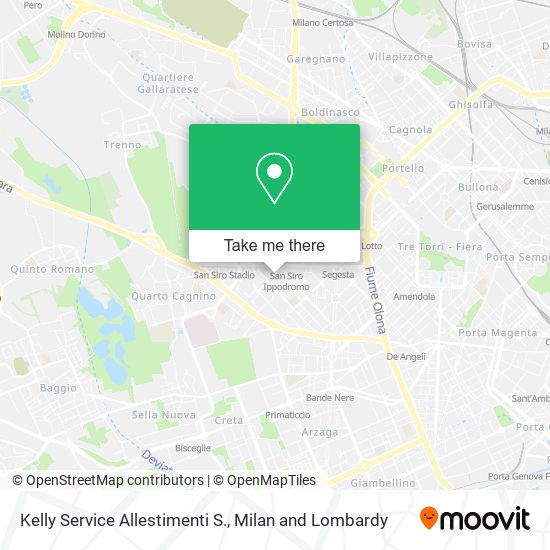 Kelly Service Allestimenti S. map
