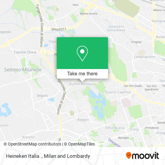 Heineken Italia . map