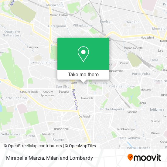 Mirabella Marzia map