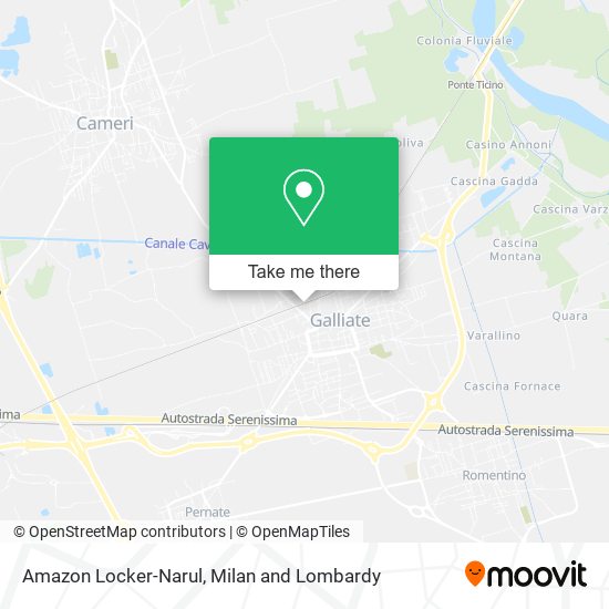 Amazon Locker-Narul map