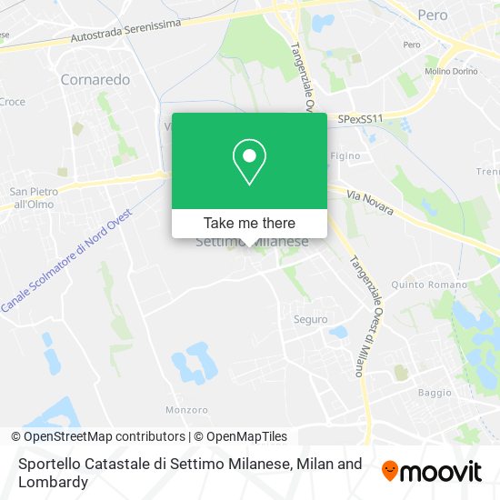 Sportello Catastale di Settimo Milanese map