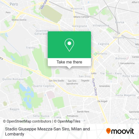 Stadio Giuseppe Meazza-San Siro map