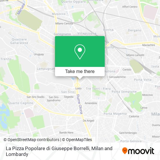 La Pizza Popolare di Giuseppe Borrelli map
