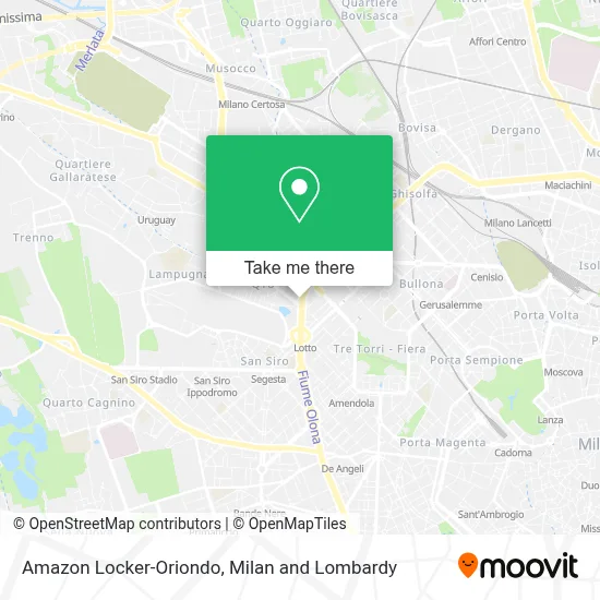 Amazon Locker-Oriondo map