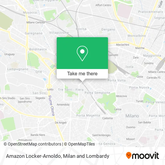 Amazon Locker-Arnoldo map