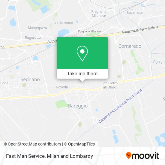 Fast Man Service map