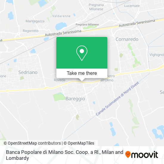 Banca Popolare di Milano Soc. Coop. a Rl. map