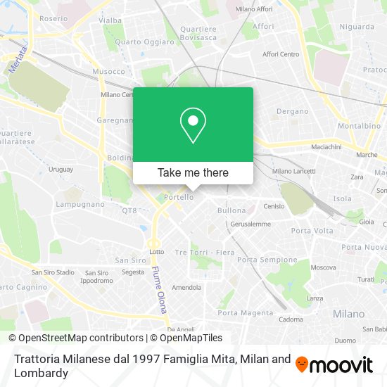 Trattoria Milanese dal 1997 Famiglia Mita map