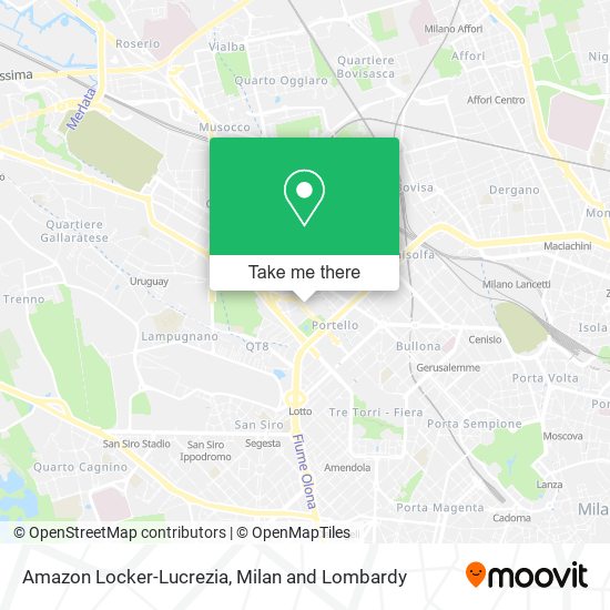 Amazon Locker-Lucrezia map