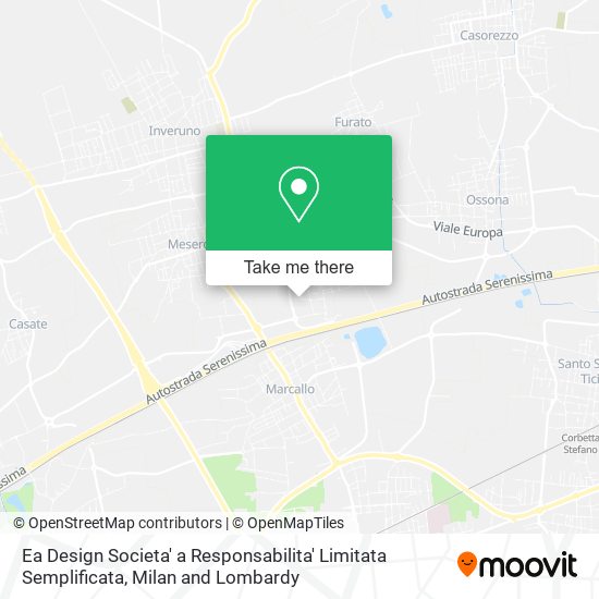 Ea Design Societa' a Responsabilita' Limitata Semplificata map