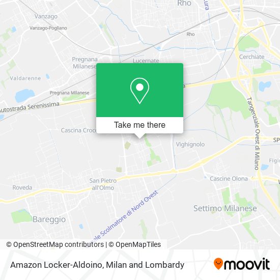 Amazon Locker-Aldoino map
