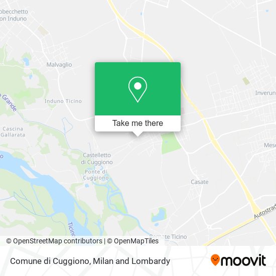 Comune di Cuggiono map