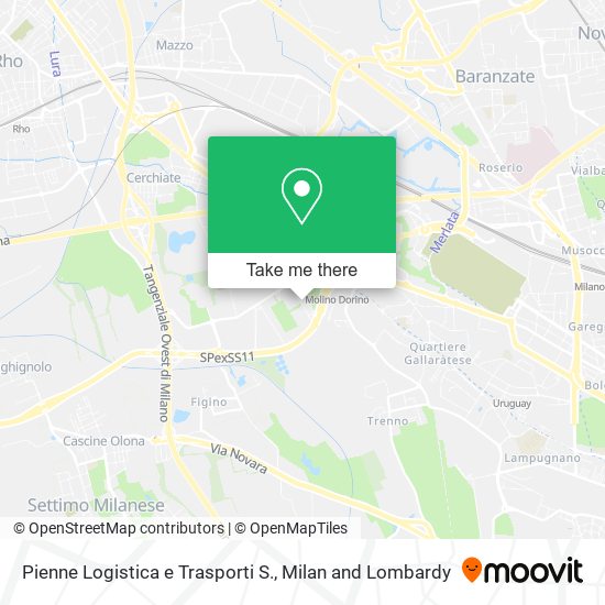 Pienne Logistica e Trasporti S. map