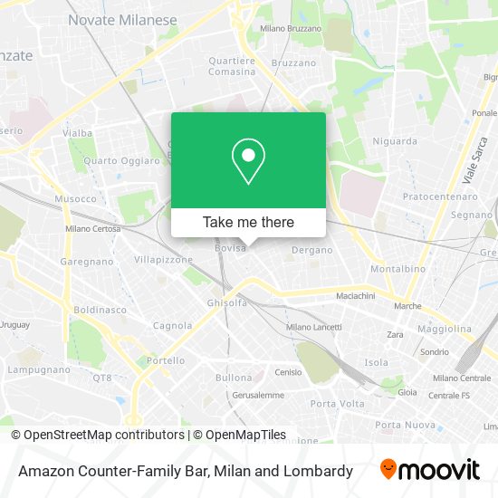 Amazon Counter-Family Bar map