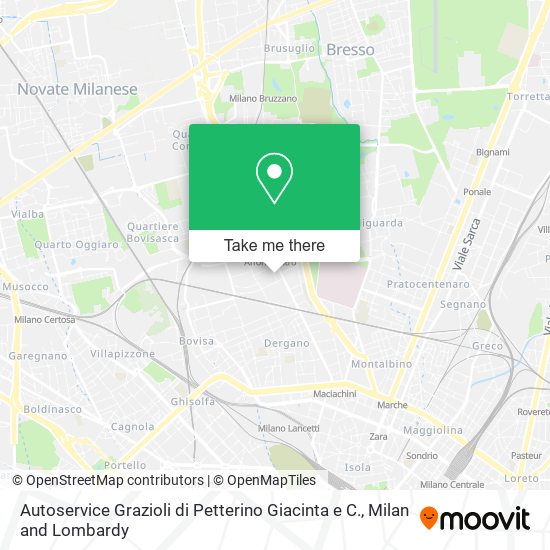 Autoservice Grazioli di Petterino Giacinta e C. map