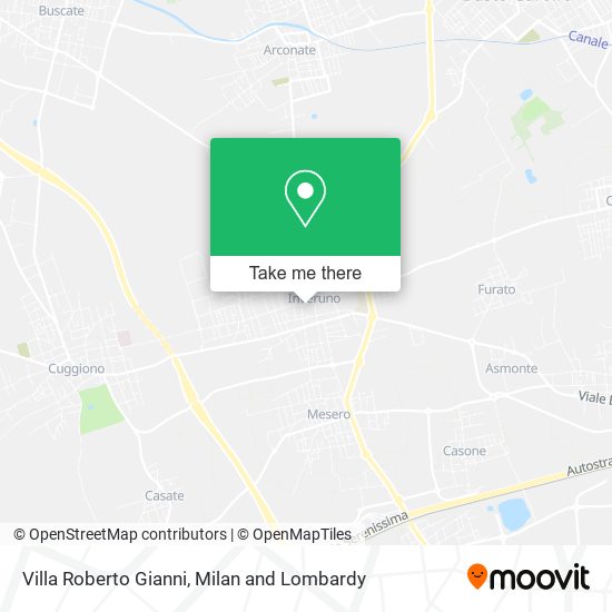 Villa Roberto Gianni map