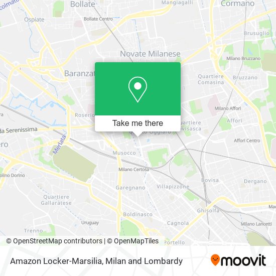 Amazon Locker-Marsilia map