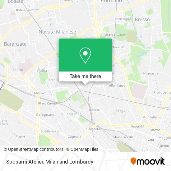 Sposami Atelier map