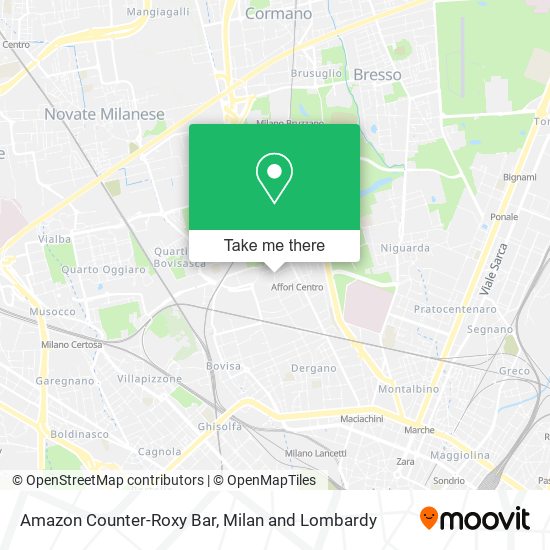 Amazon Counter-Roxy Bar map