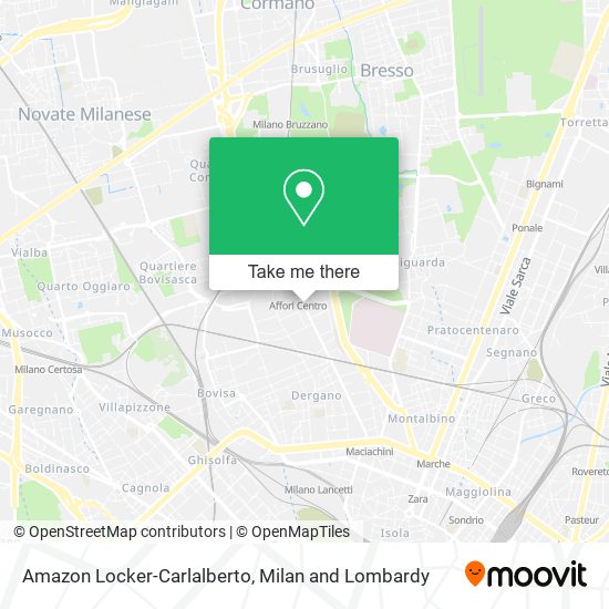 Amazon Locker-Carlalberto map