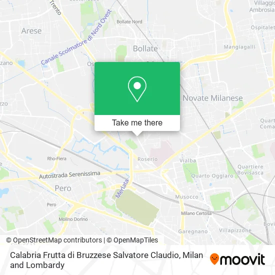Calabria Frutta di Bruzzese Salvatore Claudio map