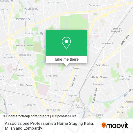 Associazione Professionisti Home Staging Italia map