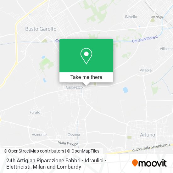 24h Artigian Riparazione Fabbri - Idraulici - Elettricisti map