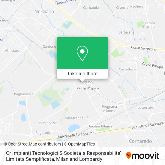 Cr Impianti Tecnologici S-Societa' a Responsabilita' Limitata Semplificata map