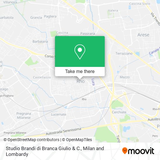 Studio Brandi di Branca Giulio & C. map