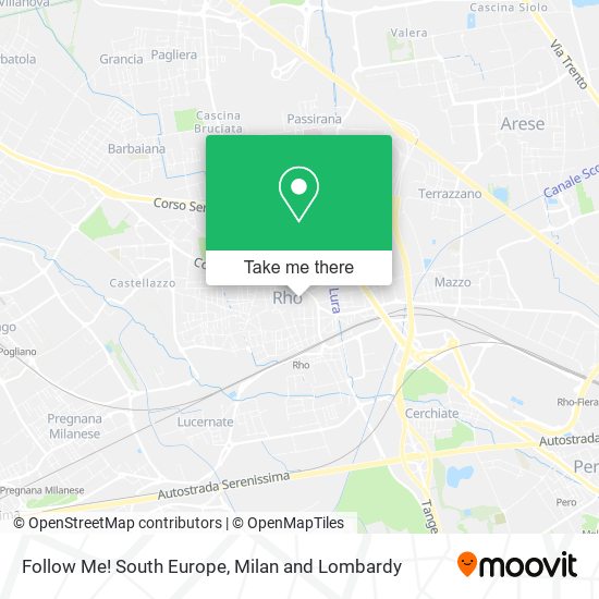 Follow Me! South Europe map