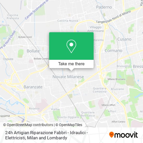 24h Artigian Riparazione Fabbri - Idraulici - Elettricisti map