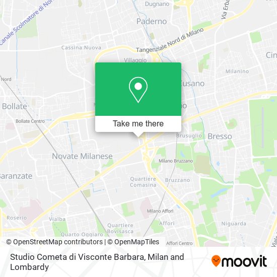 Studio Cometa di Visconte Barbara map