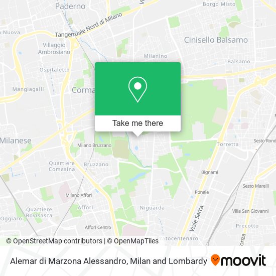 Alemar di Marzona Alessandro map