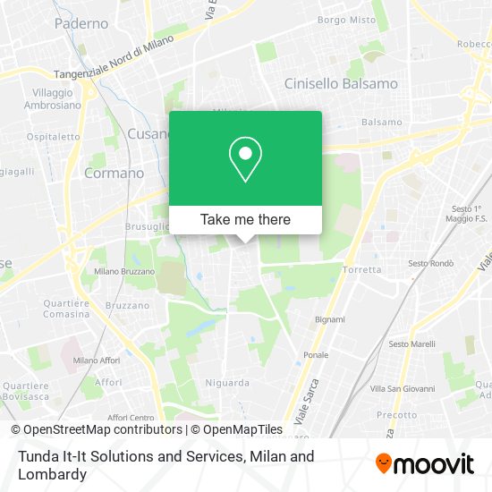 Tunda It-It Solutions and Services map