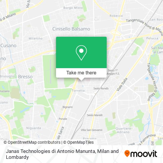 Janas Technologies di Antonio Manunta map