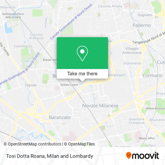 Tosi Dotta Roana map