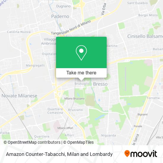 Amazon Counter-Tabacchi map
